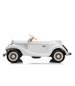 COCHE INFANTIL MERCEDES VINTAGE 12V 540K, 4X4, 4WD, BLANCO, HASTA 100KG DE CARGA - BN540KWHITE